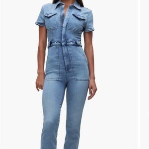 Good American Denim Jumpsuit